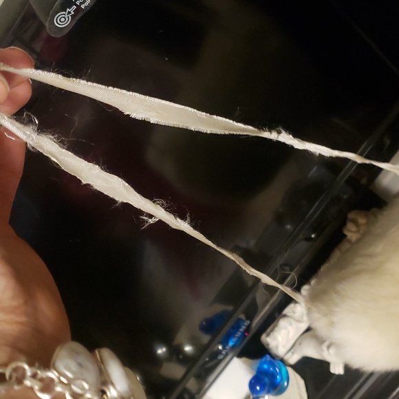 Vintage small Rabbit fur hand puff - Picture 5 of 5